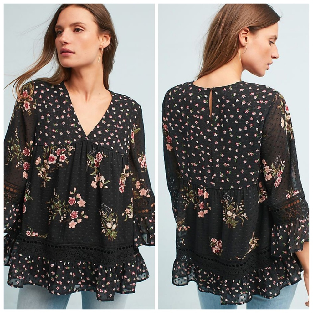❌SOLD❌ Steffy Floral Blouse by Maeve